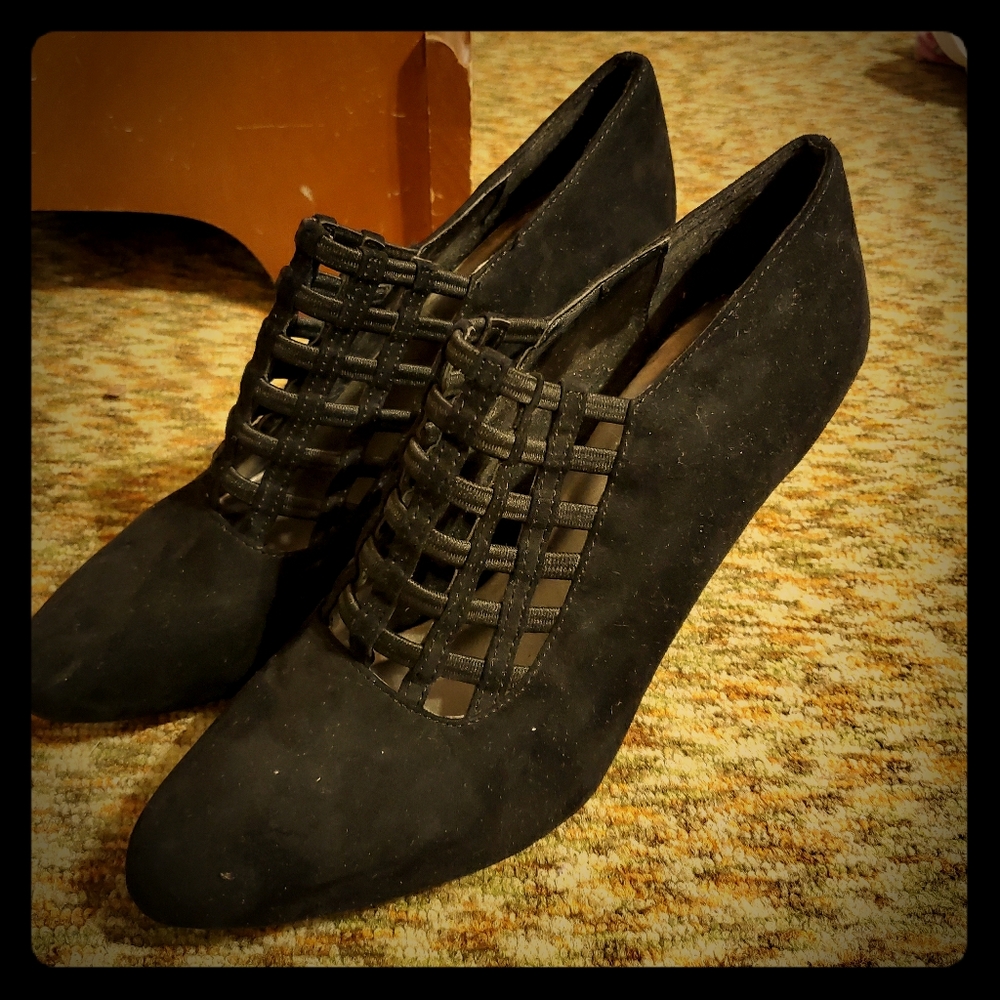 Black high heels